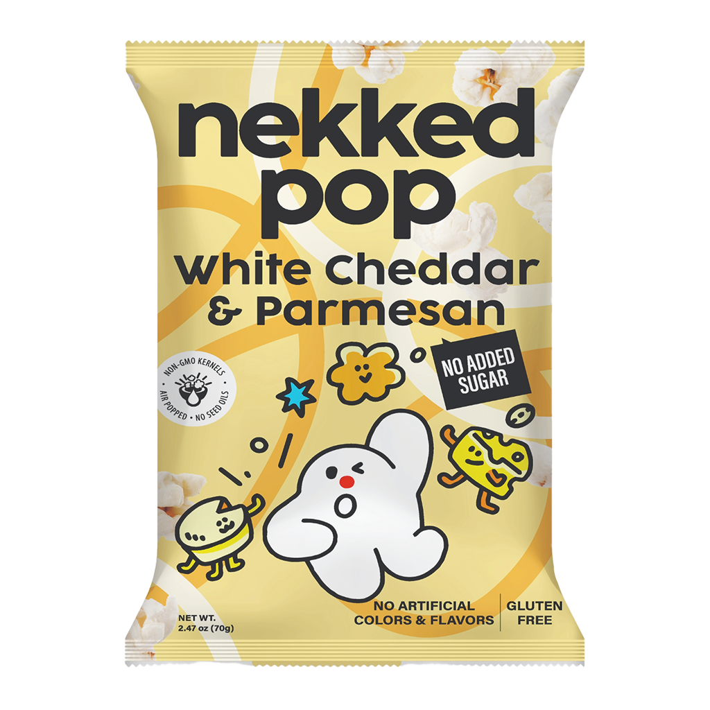 Nekked White Cheddar & Parmesan Popcorn